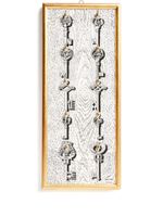 Fornasetti tableau en bois Portachiavi - Blanc