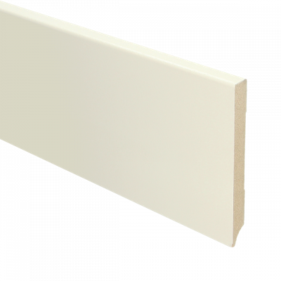 MDF Moderne plint 120x12 voorgelakt Katoen - lengte 240cm