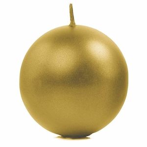 Bolkaarsen goud 8 cm