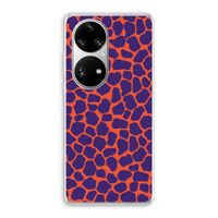 Purple Giraffe: Huawei P50 Pro Transparant Hoesje