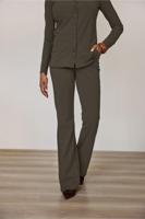 Studio Anneloes Flair Bonded Trousers 94800 Flared 7400 New Army
