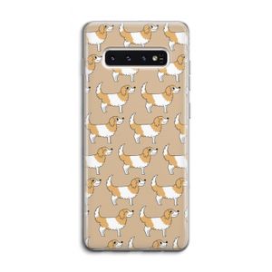 Doggy: Samsung Galaxy S10 4G Transparant Hoesje
