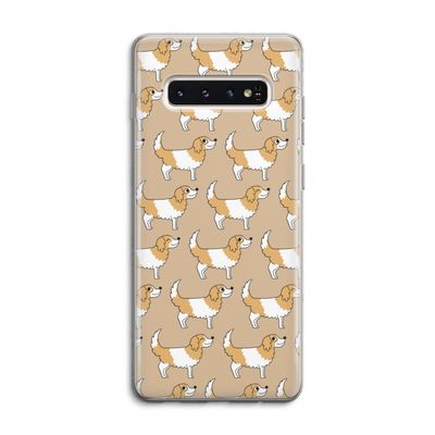 Doggy: Samsung Galaxy S10 4G Transparant Hoesje