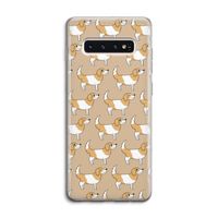 Doggy: Samsung Galaxy S10 4G Transparant Hoesje