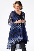 Yoek Blouse-jacket HAILEY | Blauw | Maat M