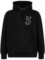 Supreme hoodie à logo S - Noir