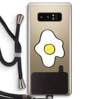 Spiegelei: Samsung Galaxy Note 8 Transparant Hoesje met koord Spiegelei: Samsung Galaxy Note 8 Transparant Hoesje met koord
