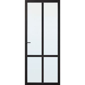 Skantrae SSL 4028 nevel glas binnendeur zwart