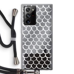 Dakpannetjes: Samsung Galaxy Note 20 Ultra / Note 20 Ultra 5G Transparant Hoesje met koord