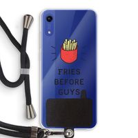 Fries before guys: Honor Play 8A Transparant Hoesje met koord