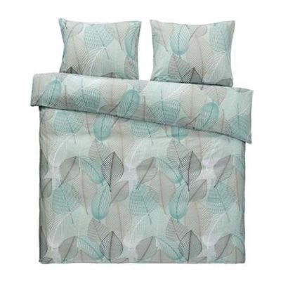 Comfort dekbedovertrek Abby - groen - 240x200/220 cm