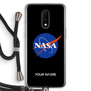 NASA: OnePlus 7 Transparant Hoesje met koord