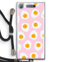 Dancing eggs: Sony Xperia XZ1 Transparant Hoesje met koord
