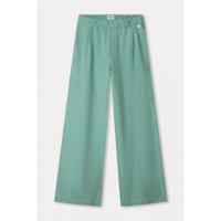 Pom Amsterdam - Groen | Dames | Broek | Groen | 42 | regular | Kamst mode