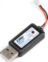 E-Flite - 1S USB Li-Po Charger 300mAh (EFLC1015) - thumbnail
