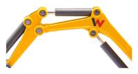 Siku 1:50 Wacker Neuson EW65 mobiele graafmachine - thumbnail
