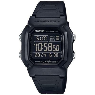 Casio W-800H-1BVES Zwart Heren horloge