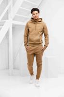 Lacoste Hooded Trainingspak Heren Bruin - Maat L - Kleur: Bruin | Soccerfanshop