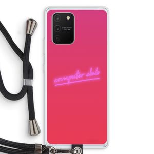 Vice Glow: Samsung Galaxy S10 Lite Transparant Hoesje met koord