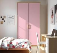 Pastelroze kast stickers