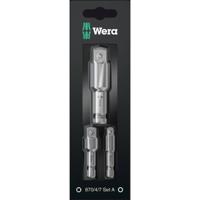 Wera 870/4/7 Set A 05073200001 Verbindingsdeelset Aandrijving 1/4 (6.3 mm) Uitvoering 1/4 (6.3 mm), 1/2 (12.5 mm), 3/8 (10 mm) 1 set(s) - thumbnail