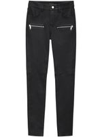 ANINE BING pantalon en cuir Remy à coupe skinny - Noir - thumbnail