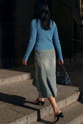 Coltrui met rits - BLUE - XL