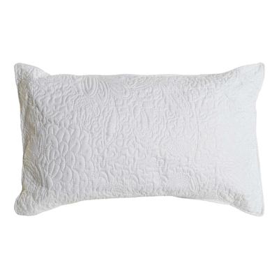 Kussen DKD Home Decor Wit Polyester Gebloemd 60 x 10 x 40 cm