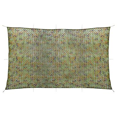 Camouflagenet met opbergtas 2x7 m groen