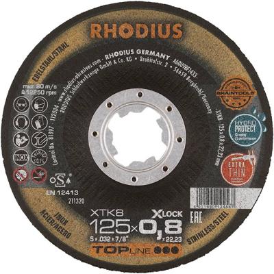 Rhodius XTK8 EXACT X-LOCK 211320 Doorslijpschijf 25 stuk(s) RVS, Staal Rhodius XTK8 EXACT X-LOCK 211320 Doorslijpschijf 25 stuk(s) RVS, Staal