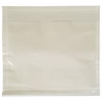 1000 Paklijstenveloppen A7 113x100mm transparant PP