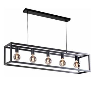 Hanglamp Fragola zwart 5 lichts