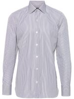 TOM FORD striped poplin shirt - Blanc