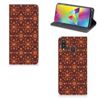 Samsung Galaxy M20 | Hoesje met Magneet | Batik Brown