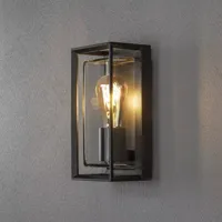 Konstsmide Brindisi Wandlamp Zwart 13x26cm
