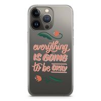 Optimistic flower girl: iPhone 13 Pro Transparant Hoesje Optimistic flower girl: iPhone 13 Pro Transparant Hoesje