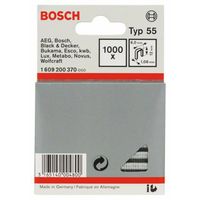 Bosch Accessories Niet met smalle rug type 55, 6 x 1,08 x 12 mm, verpakking van 1000 stuks 1000 stuk(s) 1609200370 Afm. (l x b) 12 mm x 6 mm