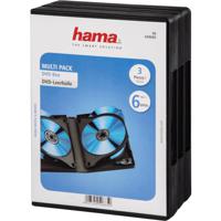 Hama DVD Box 6, Black, Pack - 3 pieces 6 schijven Zwart - thumbnail