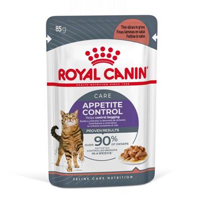 ROYAL CANIN Appetit Control stukjes in saus - natvoer voor katten - 12 x 85g