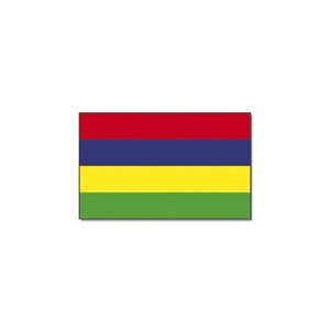 Landen thema vlag Mauritius 90 x 150 cm feestversiering