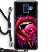 Dodelijk zoet: Samsung Galaxy A6 (2018) Transparant Hoesje met koord
