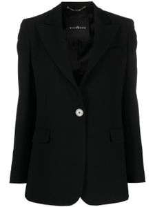 John Richmond blazer Nar à simple boutonnage - Noir