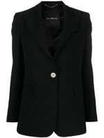 John Richmond blazer Nar à simple boutonnage - Noir