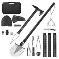 VEVOR Survival Shovel Survival Axe 28-in-1 Camping Opvouwbare Spade met Bijl