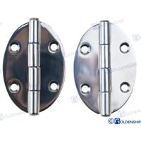Bisagra acero inoxidable GS72192 - BISAGRA INOX OVAL 78X56 (PACK 2