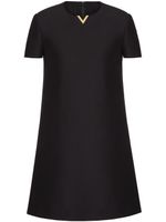 Valentino Garavani robe courte Crepe Couture - Noir