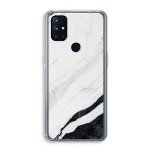 Elegante marmer: OnePlus Nord N10 5G Transparant Hoesje