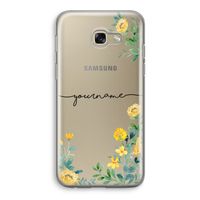 Gele bloemen: Samsung Galaxy A5 (2017) Transparant Hoesje