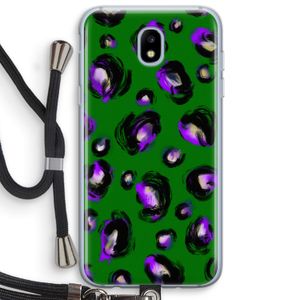 Green Cheetah: Samsung Galaxy J5 (2017) Transparant Hoesje met koord