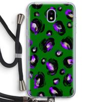 Green Cheetah: Samsung Galaxy J5 (2017) Transparant Hoesje met koord